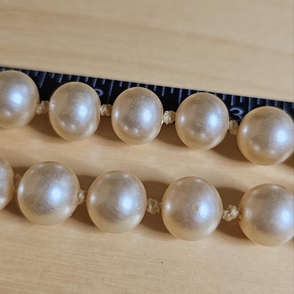 Vintage Sterling silver champagne glass pearls - Picture 6 of 7